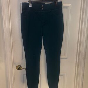 HUE Teal Buttoned Pants